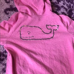 Girls Vineyard Vines size 14 sleeved hooded shirt